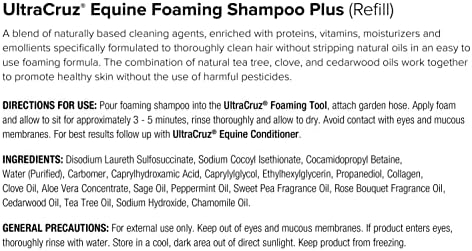 UltraCruz Equine Gentle Foaming Horse Shampoo 16 oz Bottle - Image 2