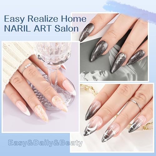 UNA GELLA Medium Stiletto Nails Press On 504Pcs Medium Stiletto Nail Tips Full Cover Pre-matte Stiletto Gel Press On Nails Clear Fake False Nails For Nail Extensions Home Nail Art Salon 12 Sizes - Image 2