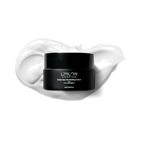 Under Eye Nourishing Cream | Vegan Formula | Diminishes Fine Lines, Puffiness, Dark Circles | Enriched with Antioxidants, Hyaluronic Acid, Peptides | 100% Natural | 15 ml | 0.5 fl oz