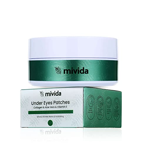 Under Eye Patches (60 PCS) | Collagen & Aloe Vera Under Eye Gel Patches | For Puffy Eyes Dark Circle Anti-Aging Eye Masks for Face to Soothe Puffiness and Wrinkles | Collagen Under Eye Patches - Image 8