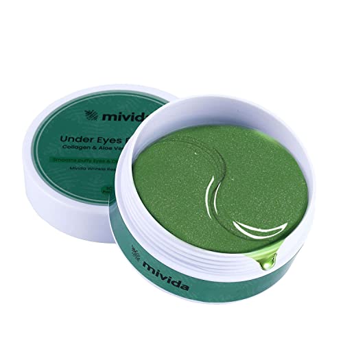 Under Eye Patches (60 PCS) | Collagen & Aloe Vera Under Eye Gel Patches | For Puffy Eyes Dark Circle Anti-Aging Eye Masks for Face to Soothe Puffiness and Wrinkles | Collagen Under Eye Patches - Image 7