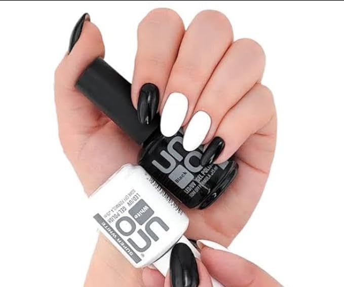 UNO Profissional Super White Gel Nail Polish 15ml Semi-permanent Super Black Varnishes uv led Basis Colors Gel Polish Manicure Classic - Image 2
