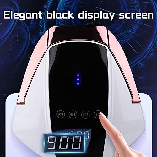 UV LED Nail Lamp 96W Rechargeable,Cordless Professional Nail Dryer Gel Nail Polish Curing Lamp, 4 Timer Setting LCD Display Auto Sensor Nail Lights,Nail Art Manicure Tools for Home and Salon - Image 6