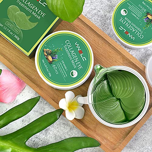 VANELC Eye Mask,Under Eye Patches with Collagen Seaweed,Eye Gel Treatment Masks For Dark Circles , Under Eye Bags Treatment, Natural Eye Masks for Puffy Eyes, Under eye Dark Circles,Anti-Wrinkle - Image 7