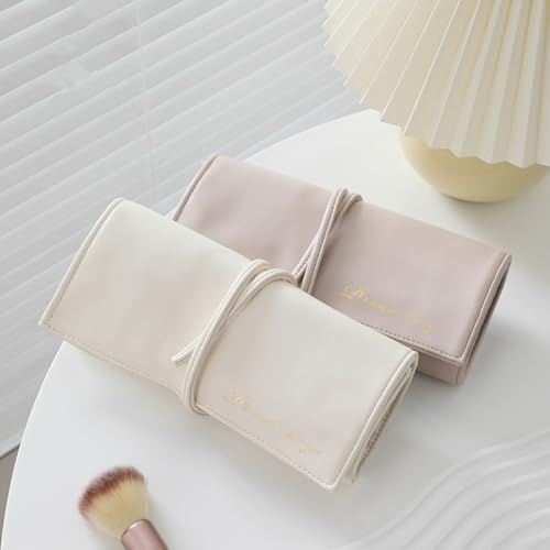 VanFn Portable Travel Makeup Brush Holder Bag, Roll Up Organizer for Eyebrow and Eyeshadow Brushes - Image 5