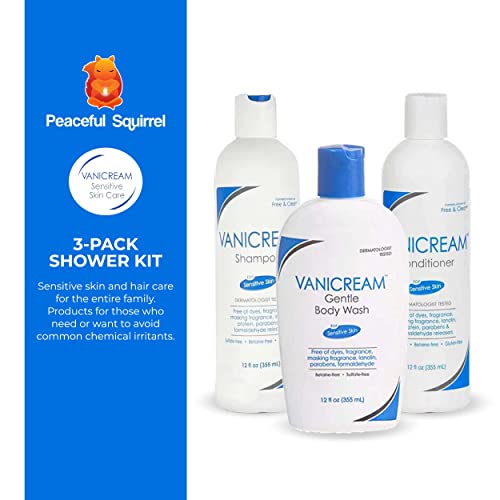 Vanicream Sensitive Skin Dry Relief Care Set 12 oz Gentle Fragrance-Free - Image 3