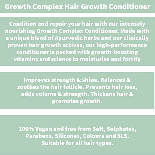 Vegan Ayurvedic Hair Conditioner for Growth 10.14oz Sulphate-Free Nourishing Formula - Image 4