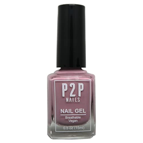 Vegan Neutral Nail Gel Polish - Natural Shine Scratch Free Gel Polish - Quick Dry Nail Polish - Smooth Texture Nail Gel in Vibrant Colors - Long Lasting Nail Art Gel Polish (Sugarplum)