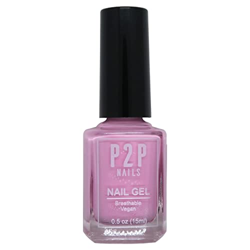 Vegan Purple Nail Gel Polish - Quick Dry Nail Polish - Smooth Texture Nail Gel in Vibrant Colors - Natural Shine Scratch Free Gel Polish (Amaranth)