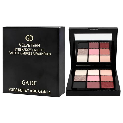 Velveteen Eyeshadow Palette, 55 - Eyeshadow Collection with Light to Deep Shades - for Matte, Metallic, Silky and Shimmery Finishes - 0.286 oz - Image 4