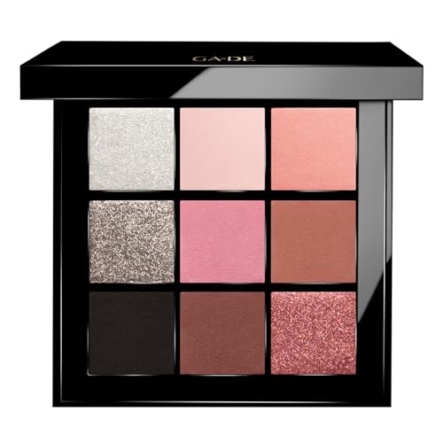 Velveteen Eyeshadow Palette, 55 - Eyeshadow Collection with Light to Deep Shades - for Matte, Metallic, Silky and Shimmery Finishes - 0.286 oz