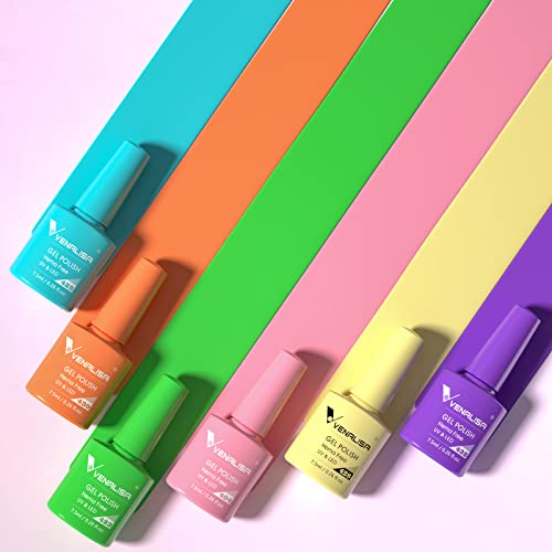 VENALISA VIP4 Gel Nail Polish Set, 60 Colors 7.5ML Each, Glitter Nail Art Kit for Women and Girls - Image 3