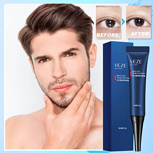 VEZE Men's Awaken Peptide Lifting Eye Gel, Awaken Peptide Depuffing Eye Gel, Open Eyes Peptide, Men's Cool and Tender Firming Eye Cream - 15g (5) - Image 9