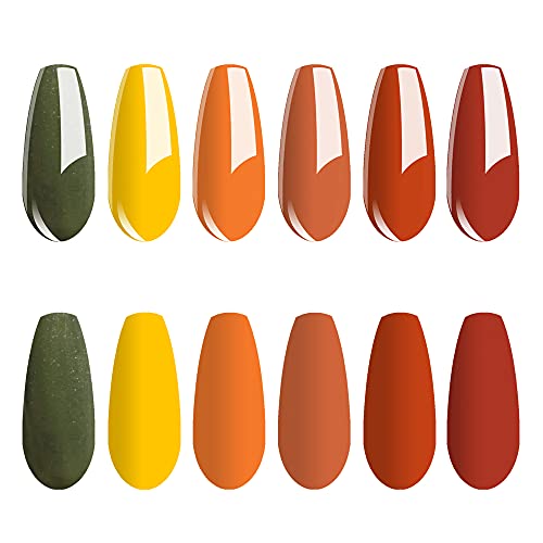 Vishine 6 Piece Gel Nail Polish Kit for Fall/Winter, 8ml Bottles, New - Image 4