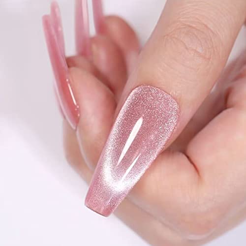 Vishine Glitter Galaxy Cat Eye Gel Nail Polish 4 Colors Set with Magnet for Holographic Cat Eye, Salon Gel Manicure and Nail Art DIY at Home 8ml - Image 7