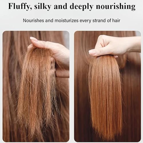Vitamin c Meringue Repair Cream - Vitamin C Protein Hair Repair Cream, Five Fold VC Keratin Activating Cream, Vitamin C Hair Conditioner Repair Frizzy Dry Hair Smooth Silky Hair Mask (2Pcs) - Image 5