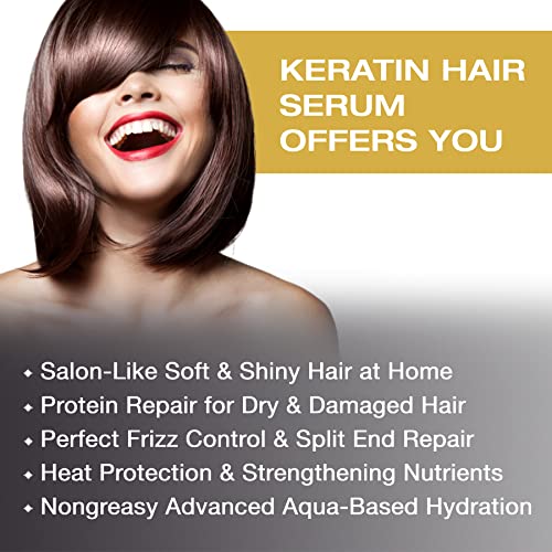 Vitamins Keratin Hair Care Kit 3 Piece Set for Thick Coarse Hair 12 oz - Image 6
