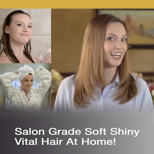 Vitamins Keratin Shampoo and Thin Hair Mask Travel Kit - Renewing Cleanser for Extra Clean Luminous Blowout Look and Intensive Deep Conditioner for Dry Damaged Thin Hair - Pro Salon Hair Treatment - Image 7