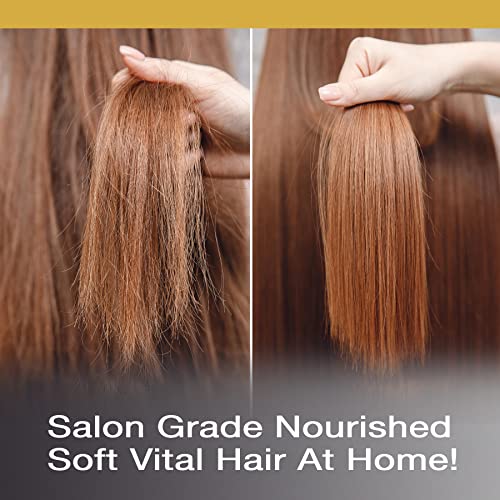 Vitamins Keratin Thick Hair Leave-In Conditioner and Hair Mask Kit - No Rinse Moisturizing Cream and Repair Treatment for Dry Damaged Curly Wavy and Straight Thick Coarse Hair - Pro Salon Hair Care - Image 6