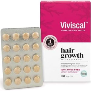 Viviscal Women's Hair Growth Supplements 180 Tablets 3 Month Supply for Thicker Fuller Hair