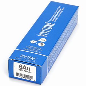 Vivitone Permanent Cream Hair Dye 6AU Light Auburn 4 oz