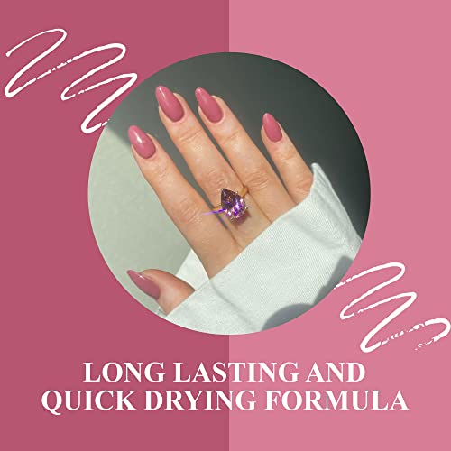 VIVRE Cosmetics Nail Polish, Quick Dry and Shiny Halal Nail Polish For Girls, Vegan and Non Toxic Nail Polish For Women, Long Lasting, Certified Breathable and Water Permeable - Whatโs the Mauve - Image 4