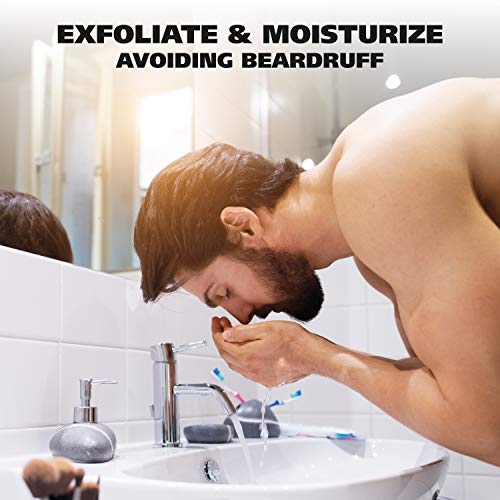 Wahl Beard Wash Face Exfoliator with Essential Oils for Moisturizing Skin Beard Hair – Manuka Oil, Meadowfoam Seed Oil, Clove Oil, Moringa Oil, and More - Model 805601 - Image 5