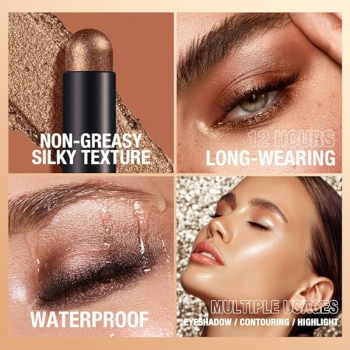 Waterproof Matte Cream Eyeshadow Stick, 19g, Long-Lasting Smooth Eye Makeup for Effortless Beauty - Image 4
