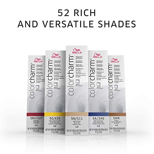 WELLA colorcharm 10A Palest Ash Blonde Permanent Gel Hair Color, 2 oz for Gray Coverage - Image 7
