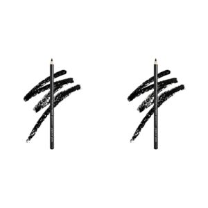 wet n wild Color Icon Kohl Eyeliner Pencil Baby's Got Black (Pack of 2)