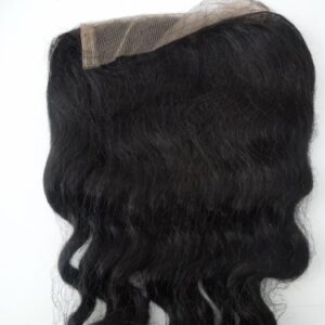 Wholesale Lace Front Top Closure 14" Malaysian Virgin Remy Hair Deep Wave 55 natural colour Can Be Dyed