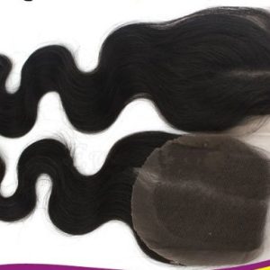 Wholesale Mid-Part Lace Front Top Closure 16" Cambodian Virgin Remy Hair Body Wave 55 Queen Hair colour #1b