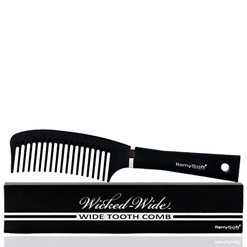 Wicked-Wide Detangling Comb for Hair Extensions, Weaves, Wigs - Durable Design