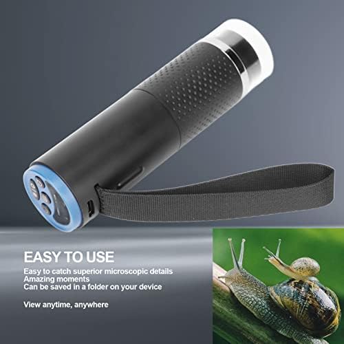 Wireless Digital Microscope, 50X to 1000X Magnification WiFi USB Microscope, Handheld Pocket Microscopes Camera with 8 Adjustable LED (Black) - Image 6