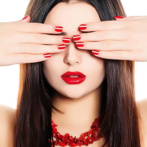 WOKOTO 20 Sheets Mutiple Solid Color Nail Wraps Full Cover Nail Stickers for Women Nail Art Polish Stickers Gel Nail Strips Stickers for Nails Stick On Nail Polish Strips Vivid Nail Gel Strips Set - Image 4