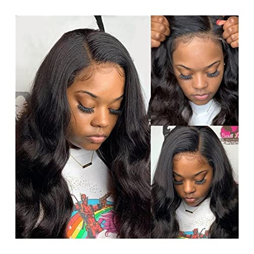 Women Wigs 8-28 Inch Transparent Lace Wigs Brazilian Body Wave Lace Front Wig 13x4 Glueless Lace Front Human Hair Wigs Pre Plucked with Baby Hair Human Hair Wigs