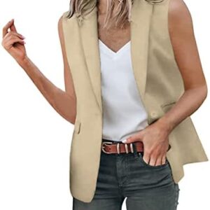 Women's Lapel Button Blazers Casual Long Sleeve Open Front Blazer Jackets Basic Work Office Business Top Work Suit