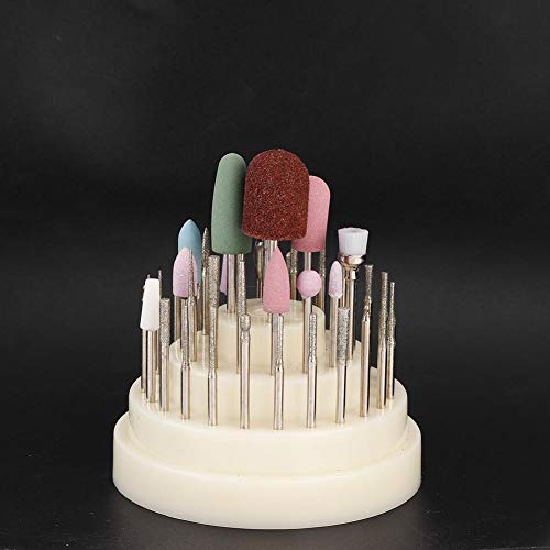 Xuuyuu 45PCS Nail Drill Bits Set with Diamond Bits for Acrylic Nails 3/32 Inch Fine Grit - Image 9