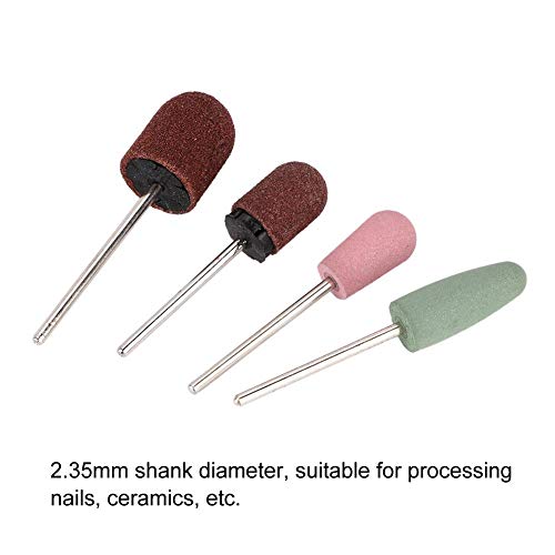 Xuuyuu 45PCS Nail Drill Bits Set with Diamond Bits for Acrylic Nails 3/32 Inch Fine Grit - Image 3