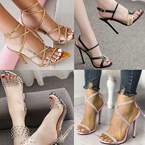 24 Pcs Short Square Yellow French Tip Toenails with Floral Design, Full Cover - Image 7
