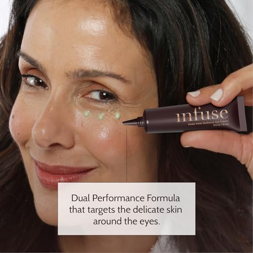 Yerba Mate Radiance Eye Cream Anti Aging - Eye Cream for Dark Circles and Puffiness - Brightening Under Eye Cream - Peptide Eye Repair Cream - Image 2