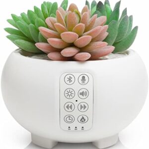 【3 in 1】White Noise Sound Machine for Sleep Adults Kids Baby – White Noise Machine for office privacy & noise canceling - Pink and Brown Noise, Lullaby’s and Nature Sleep Sounds for Deep Restful Sleep