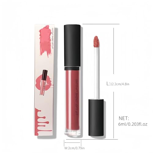 12 Shade Creamy Velvet Waterproof Long-Lasting Liquid Lipstick Set, One Size - Image 6