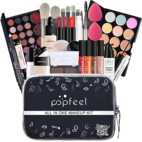 29-Piece Professional Makeup Kit for Women and Teens Eyeshadow Lipstick Set