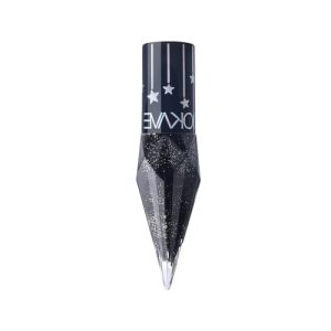 Glittery Starry Black Liquid Eyeliner Pen with Mini Brush Tip