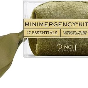 Pinch Provisions Velvet Minimergency Kit for Her 17 Essential Items Compact Pouch