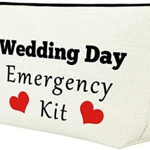 Bridal Shower Wedding Makeup Emergency Kit Bag Zipper Pouch Gift