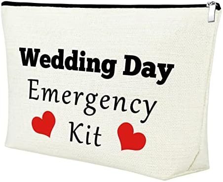 Bridal Shower Wedding Makeup Emergency Kit Bag Zipper Pouch Gift