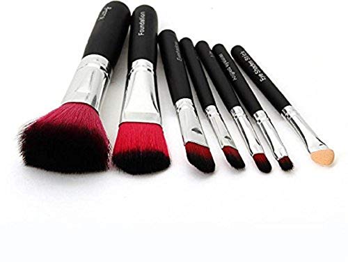 CETC 14 Piece Complete Makeup Mini Brush Kit with Storage Box Black Pink - Image 4