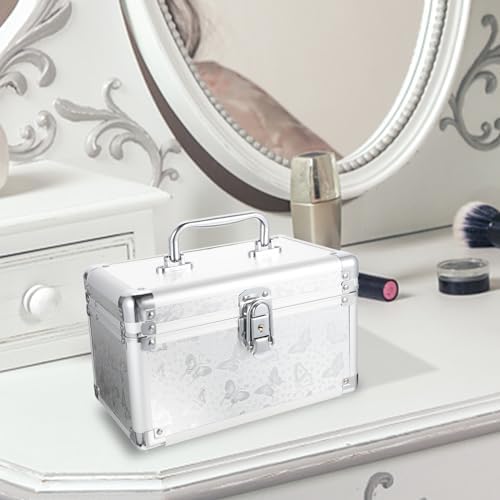 FOMIYES Portable Makeup Case with Mirror, Adjustable Dividers, and Large Storage for Artists - Image 5